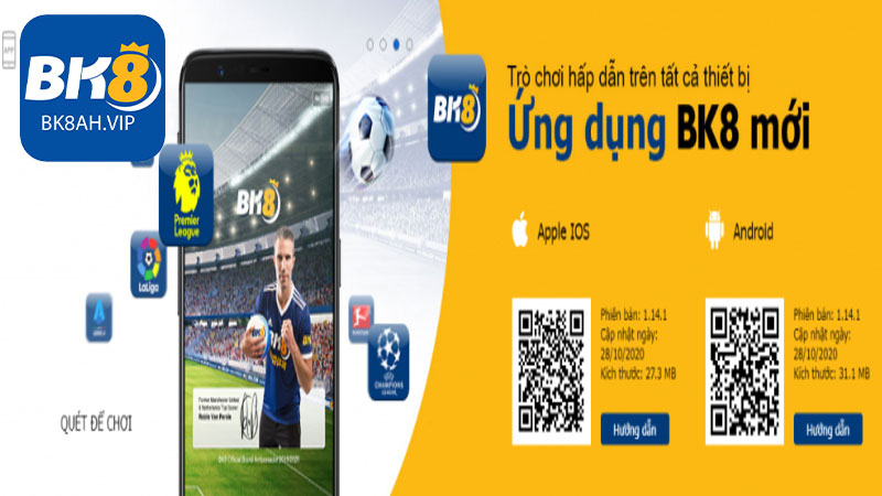 Hướng dẫn Tải App BK8 trên tất cả các hệ điều hành